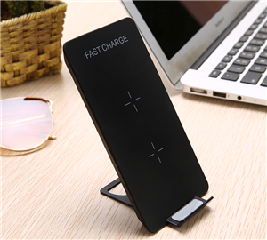 10W dual-coil vertical foldable wireless charger